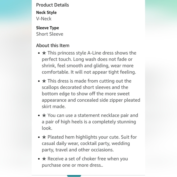 Burghundy V-NECK Skater Dress M - Picture 12 of 14